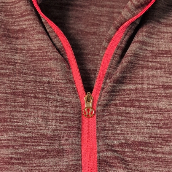 Lululemon Quarter-Zip Top - Maroon and Pink - Picture 3 of 6